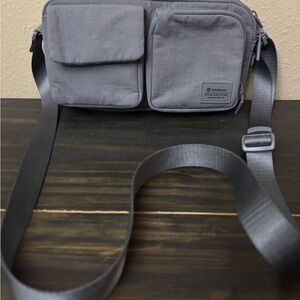 Like new Lululemon Gray Crossbody Bag